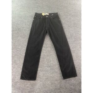 NWT Vintage Levis 559 Pants Men 34x34 Black Corduroy Relaxed Fit Straight Y2k